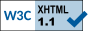 Valid XHTML 1.1 Strict